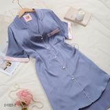  Váy ngủ lụa có tay D08 ( nhiều hoạ tiết) 