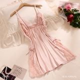  Váy lụa phối ren mềm D1146 