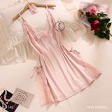  Váy lụa phối ren mềm D1146 