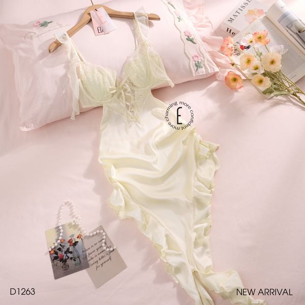  Refined Dress - Váy lụa dài D1263 