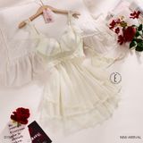  Váy lưới phối ren Pointelle D1568 