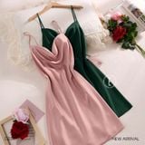  Váy lụa satin D2347 (D6) 