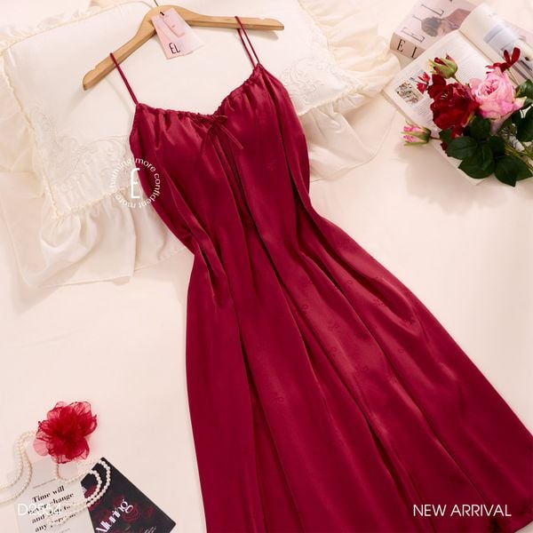  Váy 2 dây lụa D2554 