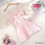  Váy 2 dây lụa hoa D2556 