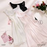  Sweetie Dress D2559 - Váy lụa xoè cổ sen 