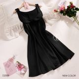  Sweetie Dress D2559 - Váy lụa xoè cổ sen 