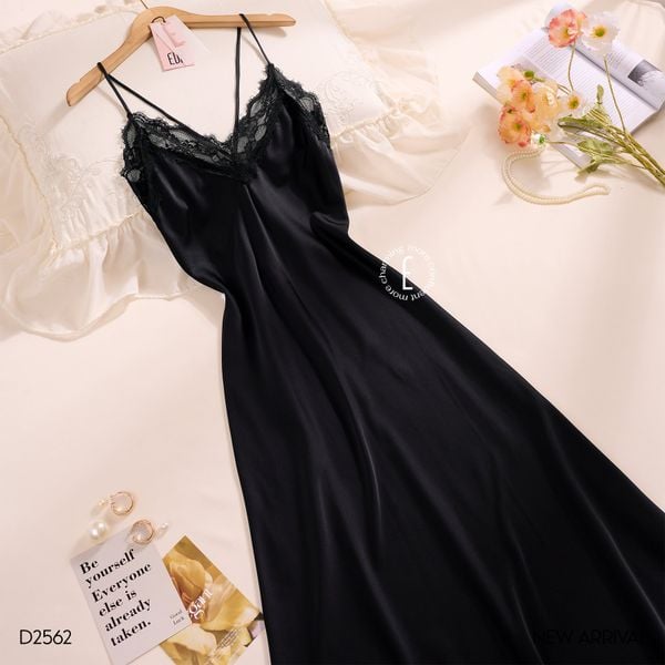  Váy lụa dài D2562 