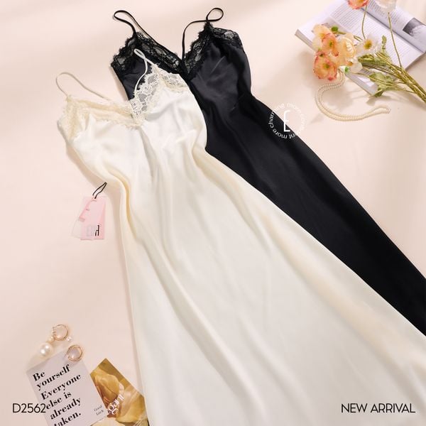  Váy lụa dài D2562 