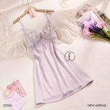  Váy lụạ phối ren D2576 