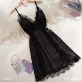  Váy 2 dây lụa phối ren D2582 