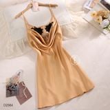  Empress Dress D2584 - Váy lụa lưới ngực thêu hoa 