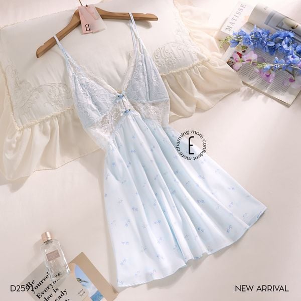  Váy lụa satin D2591 