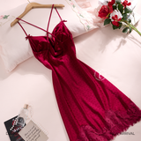  Váy lụa satin D2594 