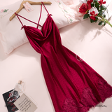 Váy lụa satin D2594 