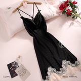  Váy lụa satin D2594 