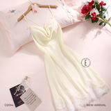  Váy lụa satin D2594 
