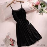  Váy lụa satin D2599 