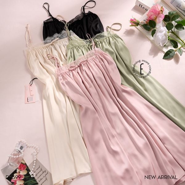  Váy lụa satin D2599 