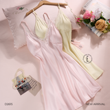  VÁY LỤA SATIN MẶC NHÀ Allure D2615 