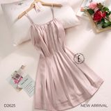  VÁY LỤA NGỦ 2 DÂY MẶC NHÀ D2625 