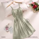 VÁY LỤA NGỦ 2 DÂY MẶC NHÀ D2625 