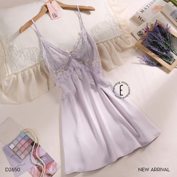  Váy lụa satin mềm D2650 