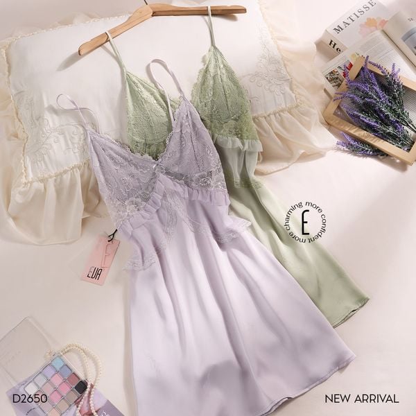  Váy lụa satin mềm D2650 