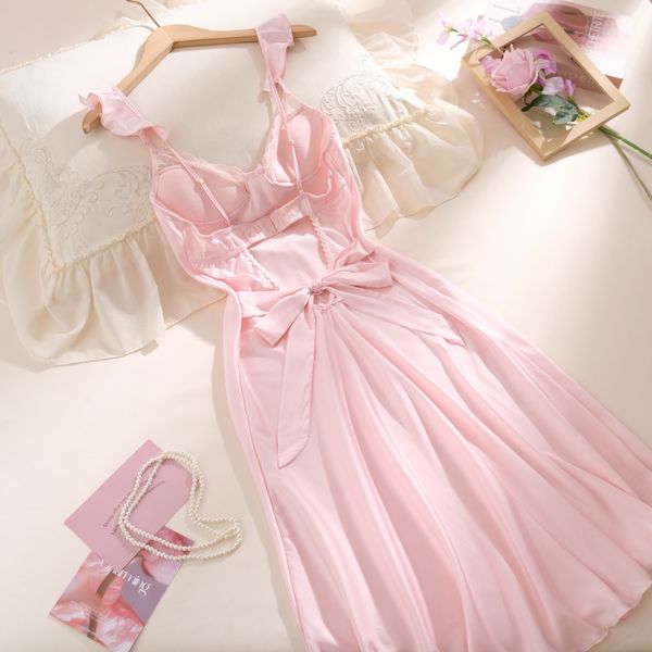  Váy lụa 2 dây D3620 