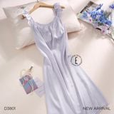 VÁY LỤA NGỦ 2 DÂY MẶC NHÀ D3801 
