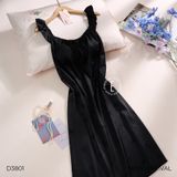  VÁY LỤA NGỦ 2 DÂY MẶC NHÀ D3801 