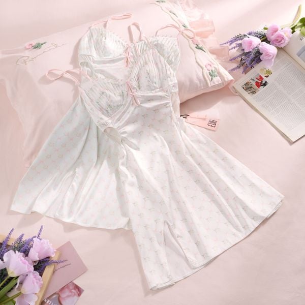  Intricate Dress - Váy lụa khoét eo D4383 