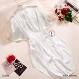  Sơmi lụa phối ren D4508 