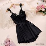  Váy lụa phối ren D4762 