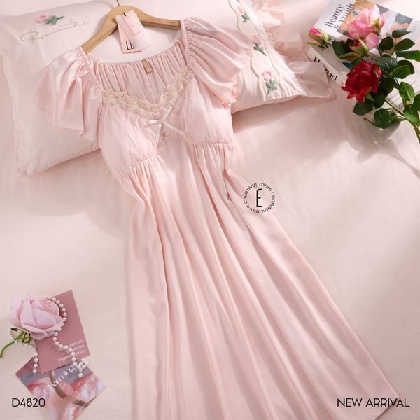  Jolie Dress - Váy lụa tiểu thư D4820 
