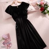  Jolie Dress - Váy lụa tiểu thư D4820 