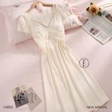  Mystique Dress - Váy tiểu thư phối ren hoa D4822 
