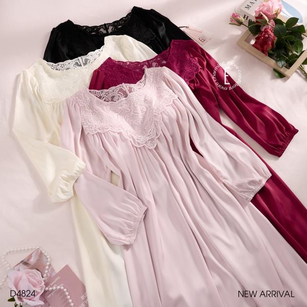  Graceful Dress - Váy tiểu thư tay dài D4824 