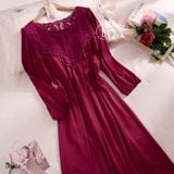 Graceful Dress - Váy tiểu thư tay dài D4824 