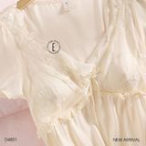  Celeste Dress - Váy tiểu thư ren ngực D4831 