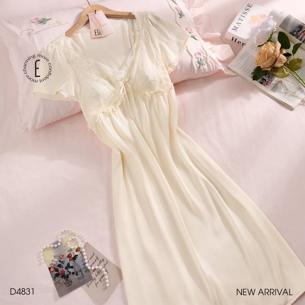  Celeste Dress - Váy tiểu thư ren ngực D4831 