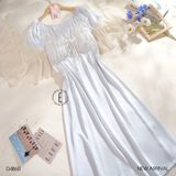  Váy lụa tiểu thư D4860 