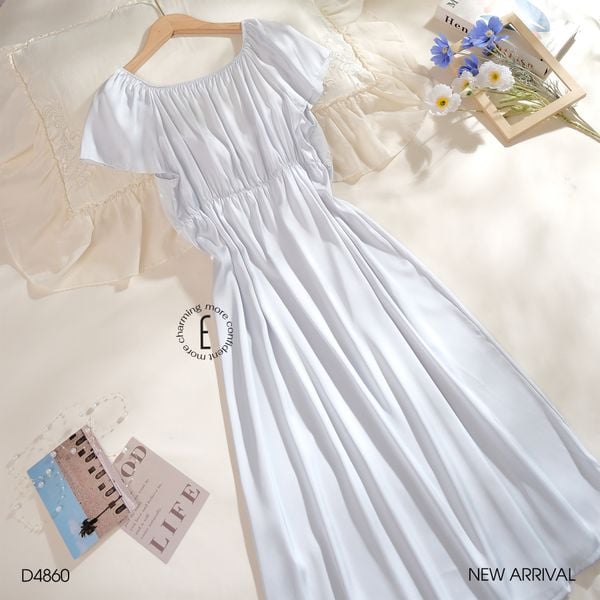  Váy lụa tiểu thư D4860 