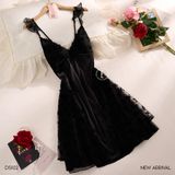  Seraphic Dress - Váy lụa phối ren D5102 