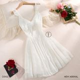  Seraphic Dress - Váy lụa phối ren D5102 