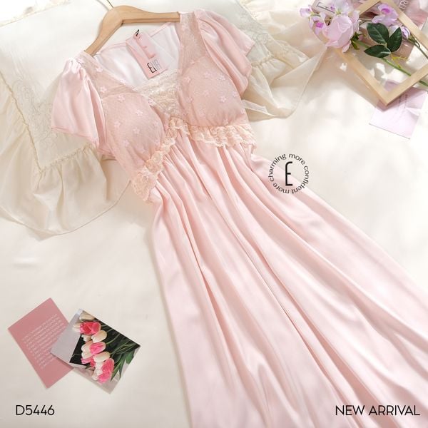  Váy lụa tiểu thư D5446 