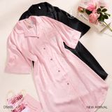  Váy Pyjama lụa satin D5655 