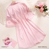  Váy Pyjama lụa satin D5655 