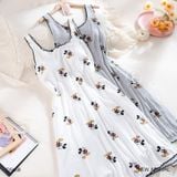  Váy thun viền D5658 