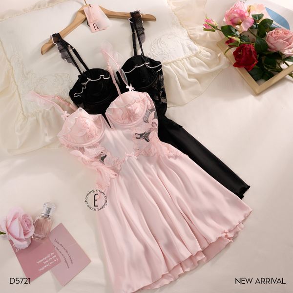  Dew Dress - Váy lụa satin D5721 