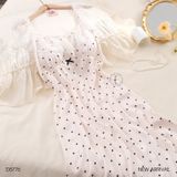 Ornate Dress - Váy tiểu thư bèo ren D5776 